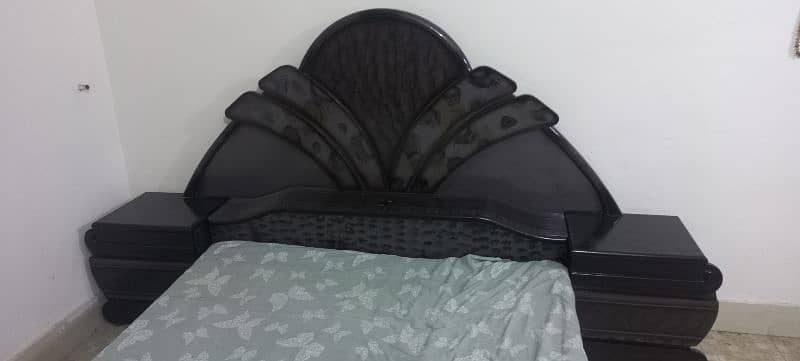 Double Bed With Side Tables & Mattress 3