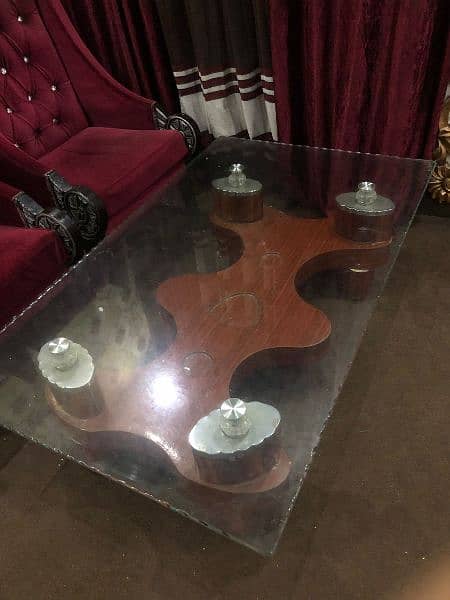 Center Table - Good Condition - Tempered Glass - Glass is Good 2