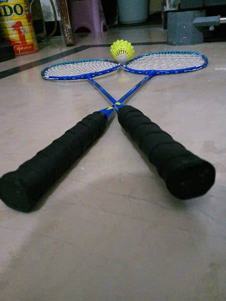 Imported badminton excellent condition| Coka rackets | Less used | New 7