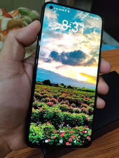 oppo f19 6/128 in display fingerprint complete box one hand use