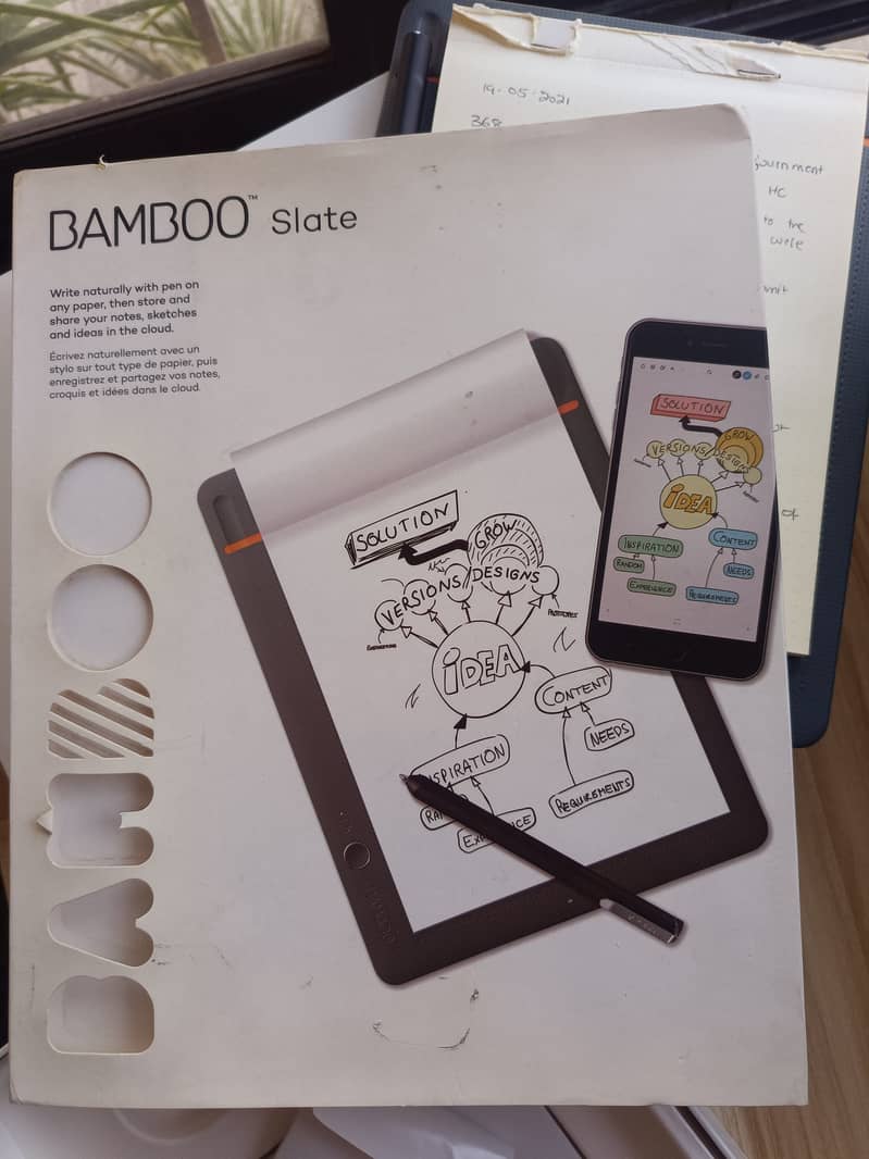 Digital notepad bamboo wacom 7