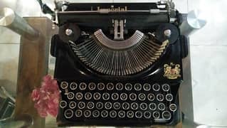 antique imperial company typewriter for typing hobbies