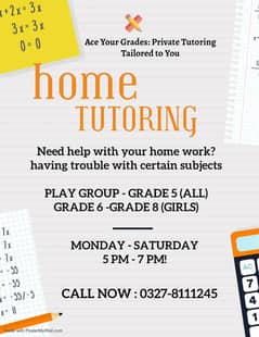 Ace Your Grades: Private Tutoring Tailored to You