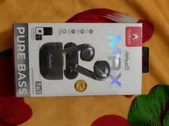 audionic airbuds 5 max new box pack good woofer sound 0