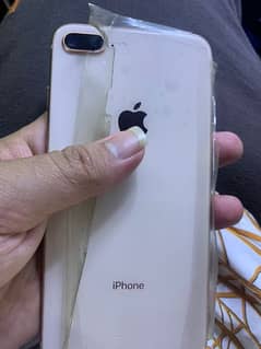 iphone 8plus 64gb pta approved only battry chnge baky total. ok 10b10