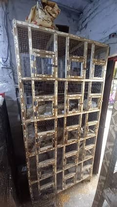 cage wood 5 portio 2 by 1.5 or 15 portion cage 2 by 3