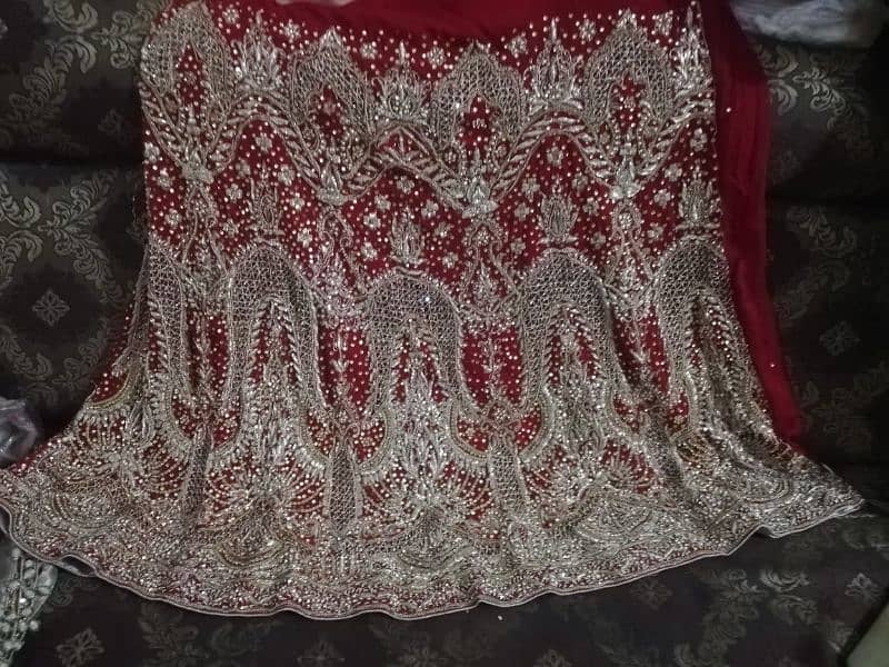 heavy embroidery work  only one time used  newly condition with work 2