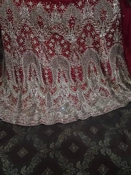 heavy embroidery work  only one time used  newly condition with work 5