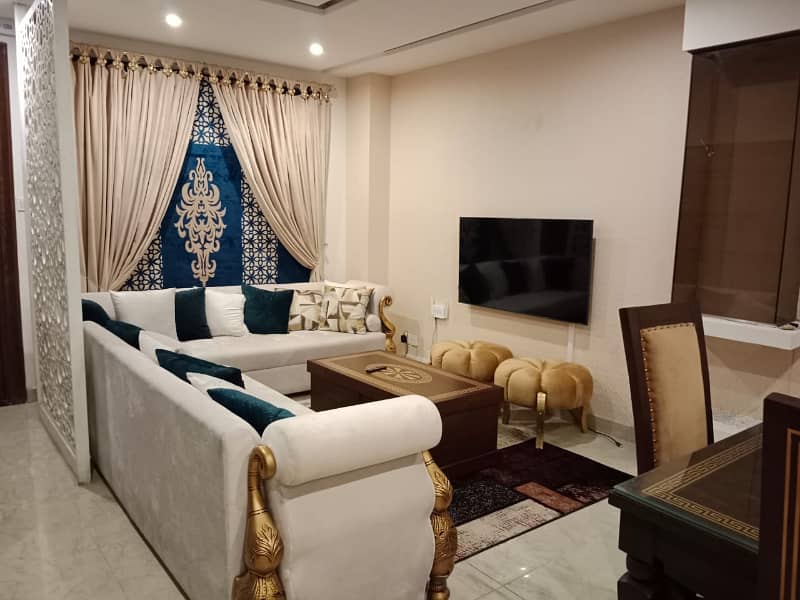 2 Beds Fully Furnished luxury apartment available FOR SALE in DHA Phase 8 Lahore. 2