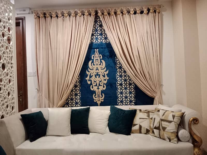 2 Beds Fully Furnished luxury apartment available FOR SALE in DHA Phase 8 Lahore. 14