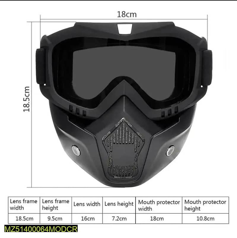 Cool Mask For Riding wih Delivery 3