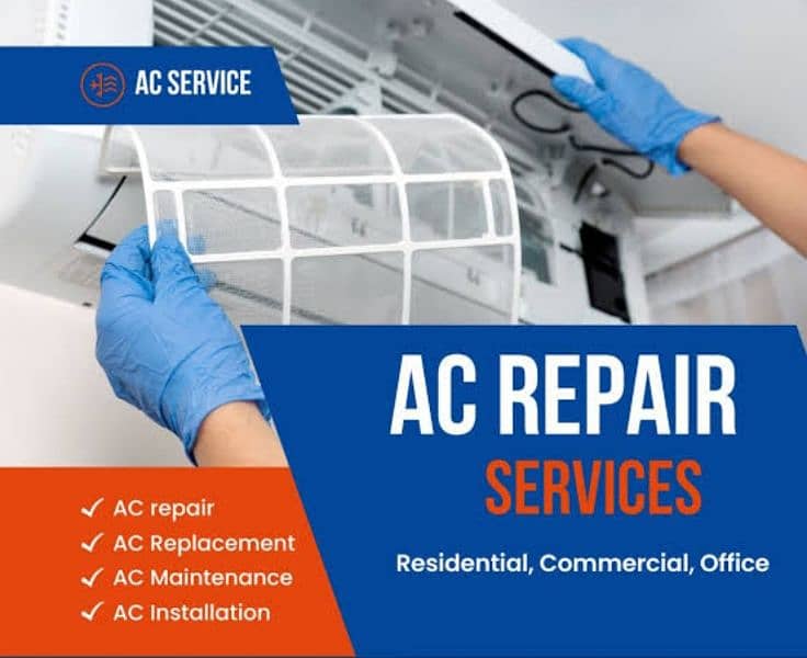 All types of service's provided according to your HVAC system. 1