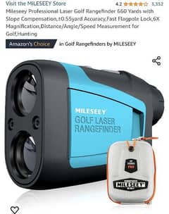 Mileseey Professional Laser Golf Rangefinder 660 Yards
