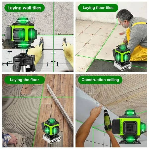 Laser level for construction work site 1