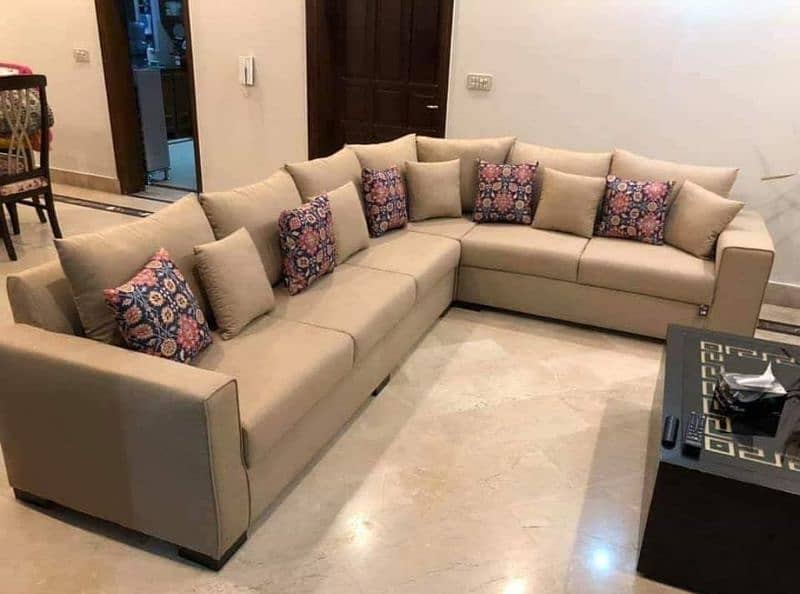 wooden Sofa/Sofa set/L Shape Sofa Set/Luxury Sofa Set/Furniture 3