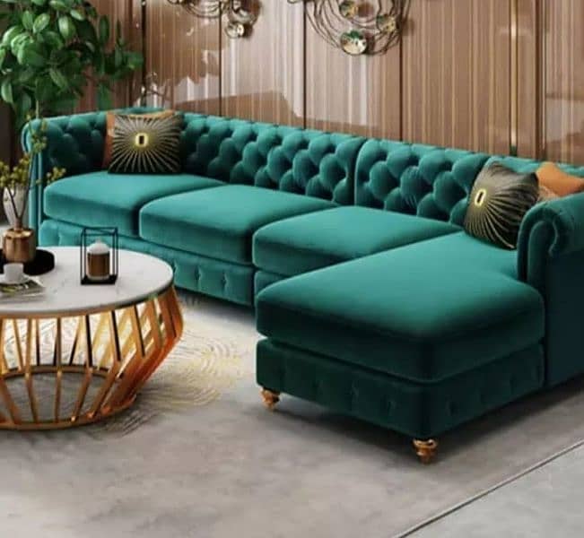wooden Sofa/Sofa set/L Shape Sofa Set/Luxury Sofa Set/Furniture 19