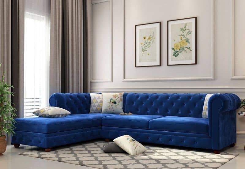 wooden Sofa/Sofa set/L Shape Sofa Set/Luxury Sofa Set/Furniture 11