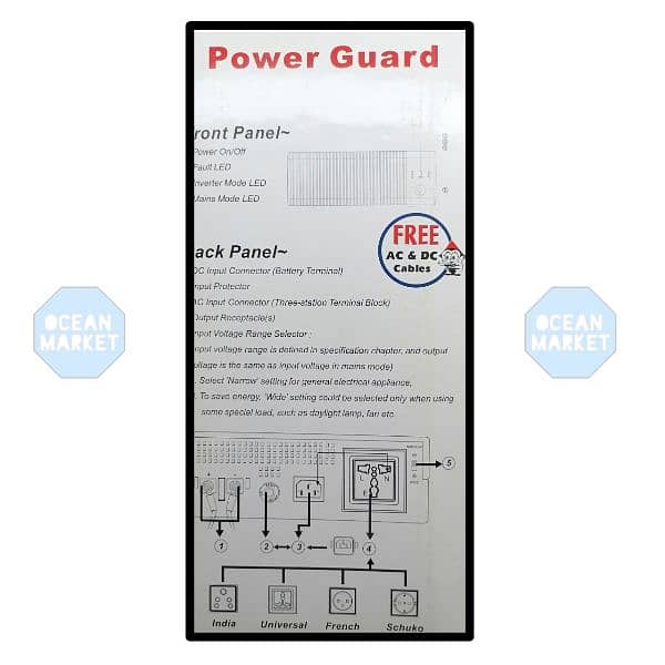 Power Gaurd UPS / Inverter / Modified Sine Wave UPS 7