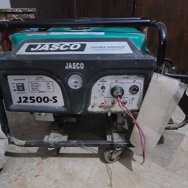 jasco generator 2.5kva in good condition 0