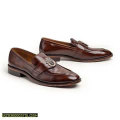 SLO-Mens Milano Brown Leather Formal Shoes
