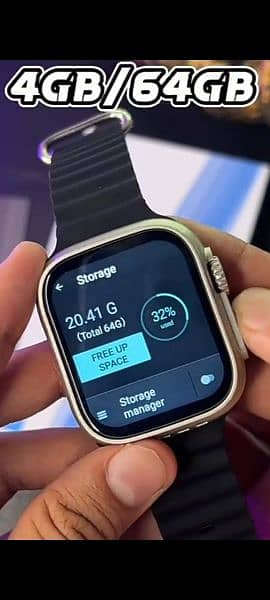 Tk5 ultra 5g smart watch with storage of 4+64GB WhatsApp:03362812963 4