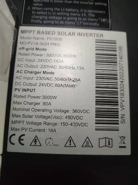 Must solar inverter brand new 0