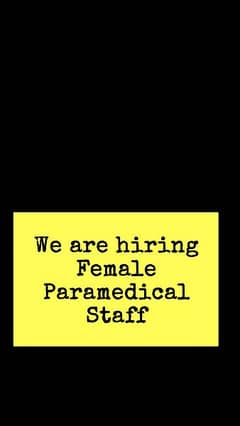 Hiring Female Staff