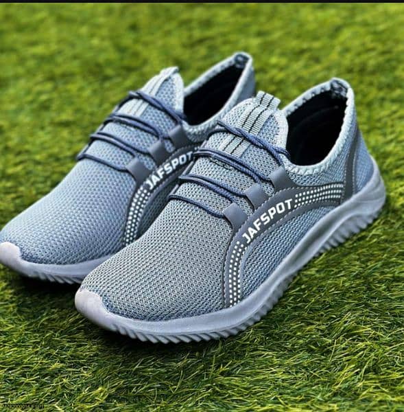 Men's Casual breathable Fashion sneakers JF -018 grey 1