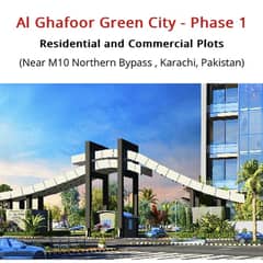 Al ghafoor green city phase 1 corner plot near park chance deal plot