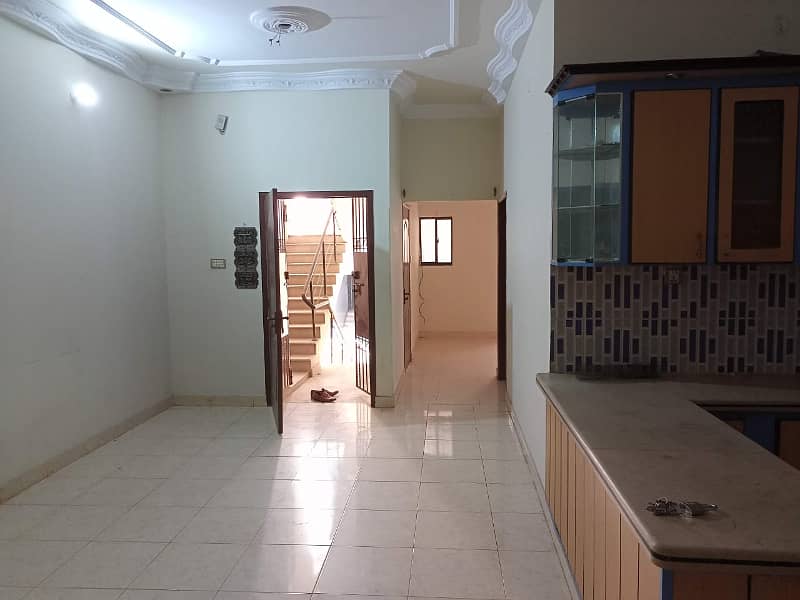 3 bed lounge ground floor portion for rent nazimabad 3 8