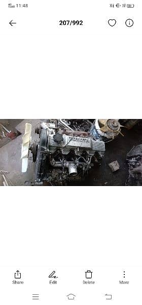 Toyota  2c diesal engine 1