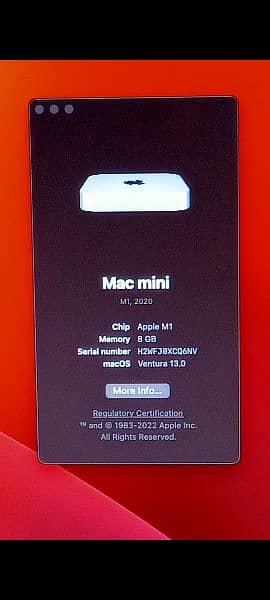 Mac Mini M1 Chip 2020 8GB 256GB MGNR3 A2348 with Box 1