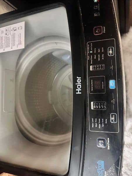 haier  hwm 85-826 fully automatic machine for urgent sale 2