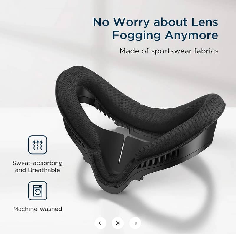 Kiwi Design Oculus Quest 2 VR Facial Interface Face Eye Cover Pad Foam 2
