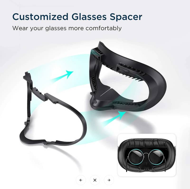 Kiwi Design Oculus Quest 2 VR Facial Interface Face Eye Cover Pad Foam 4