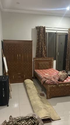 Single Bed set with beautiful Wardrobe/Cupboard