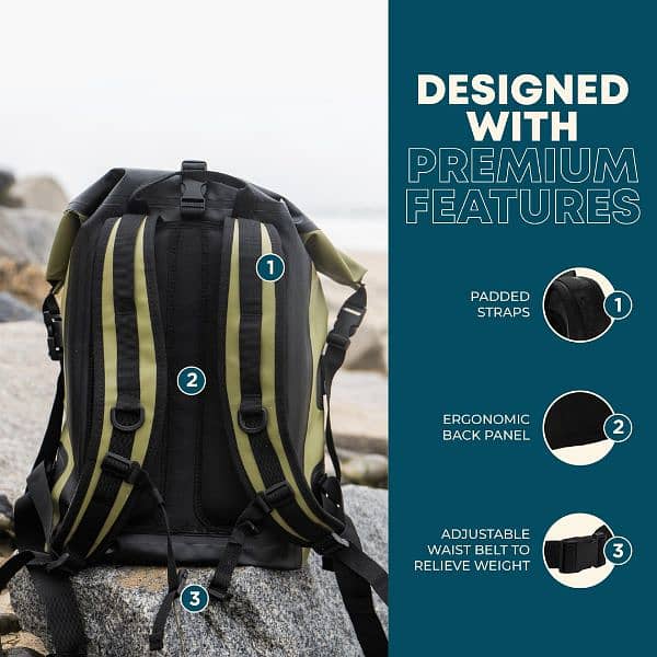 earth pak 55litter summit waterproof backpack 1