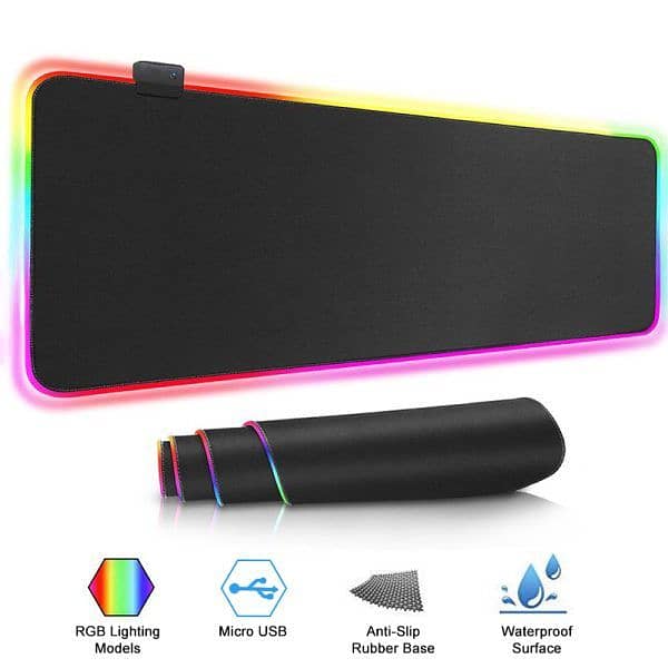 Rgb Gaming Mouse Pad With Rgb Lights 7