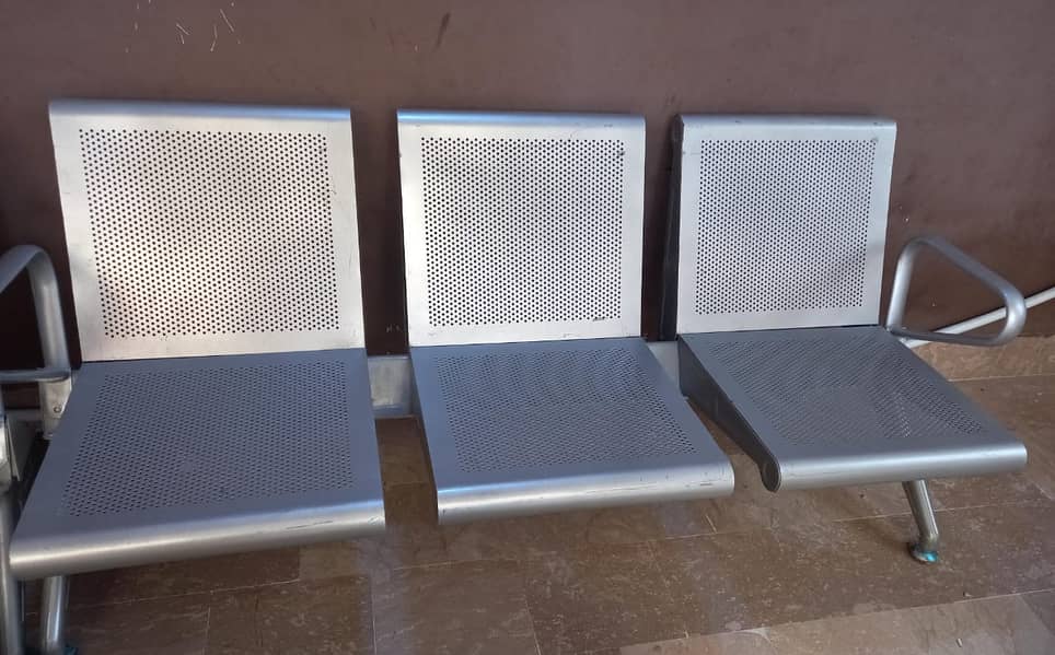 3 Seater Steel Benches - 0335 3800316 3