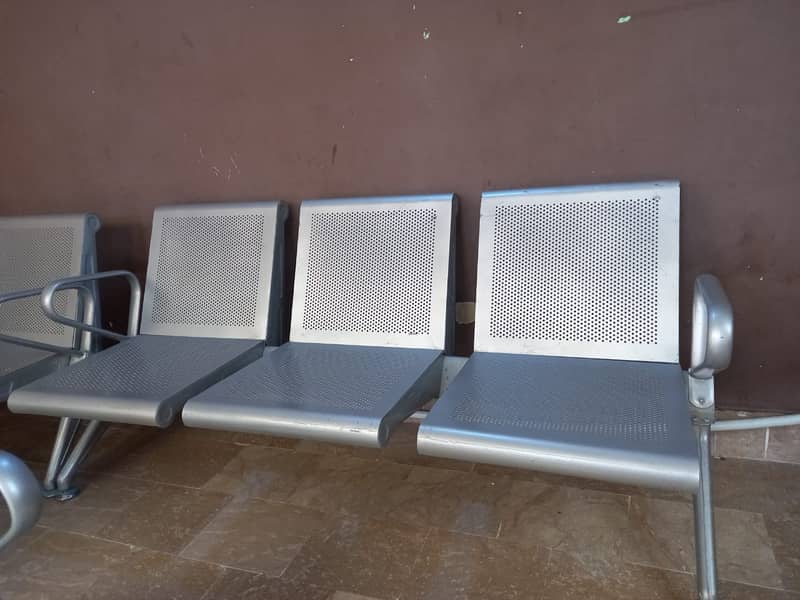3 Seater Steel Benches - 0335 3800316 2
