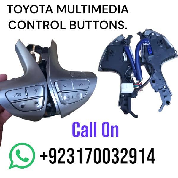TOYOTA MULTIMEDIA CONTROL BUTTONS. 0