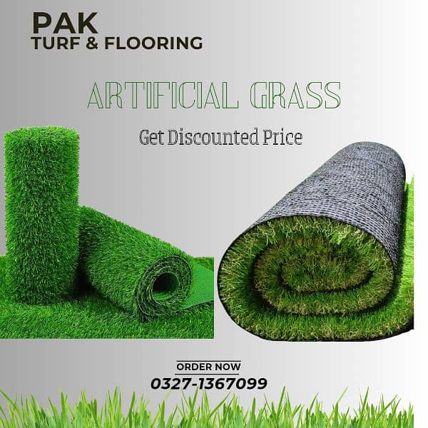 Artificial grass - Arsto Green Grass - Roof grass - Field Grass carpet 0