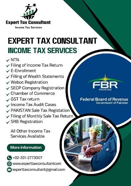 FBR tax | Income Tax Return | Import Export License | Tax agency | TAX 2