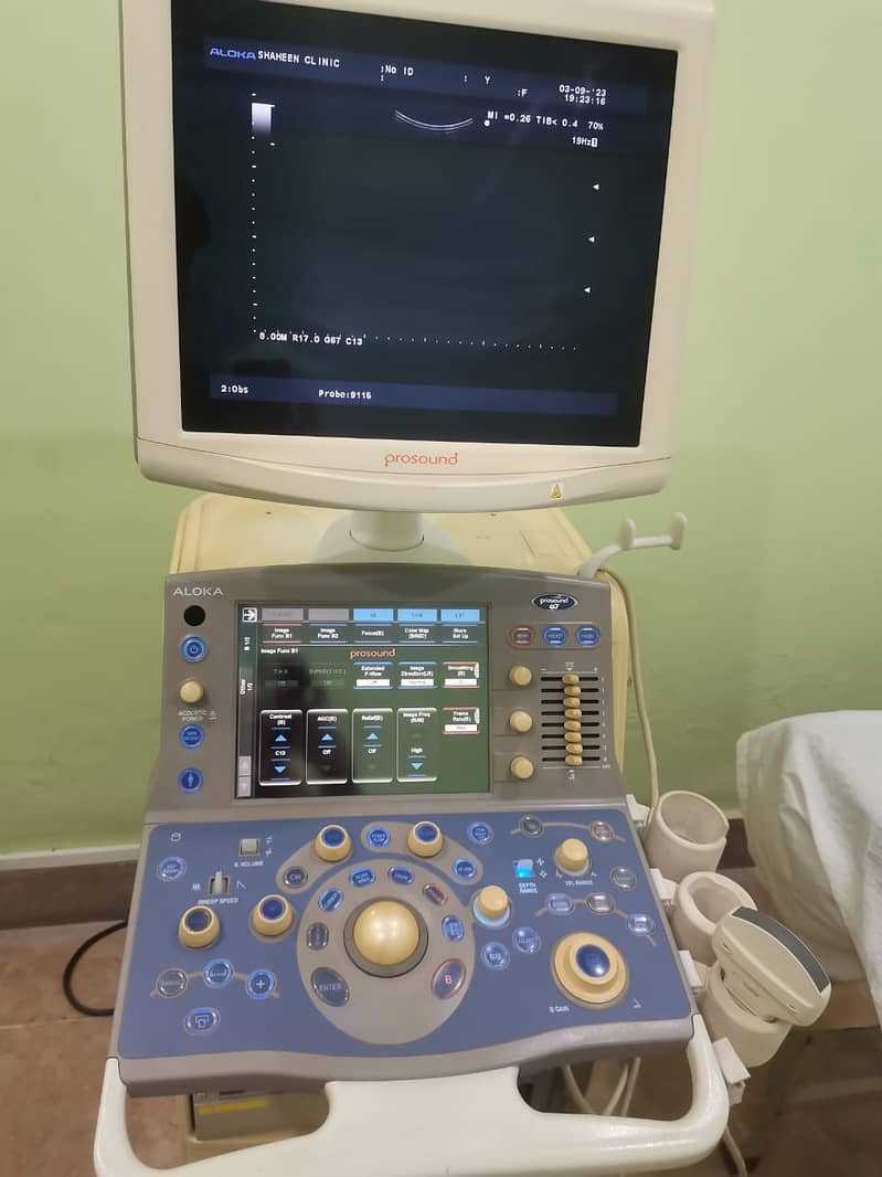 Colour Dopler Aloka Prosound Ultrasound Machine 4