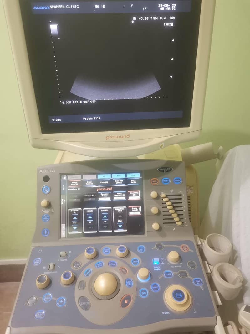 Colour Dopler Aloka Prosound Ultrasound Machine 9