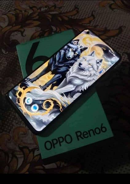 oppo reno 6 mobile 10/10 condition box and charger Available 2