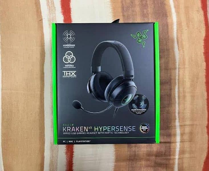 Razer Kraken V3 Hypersense Headphone 0