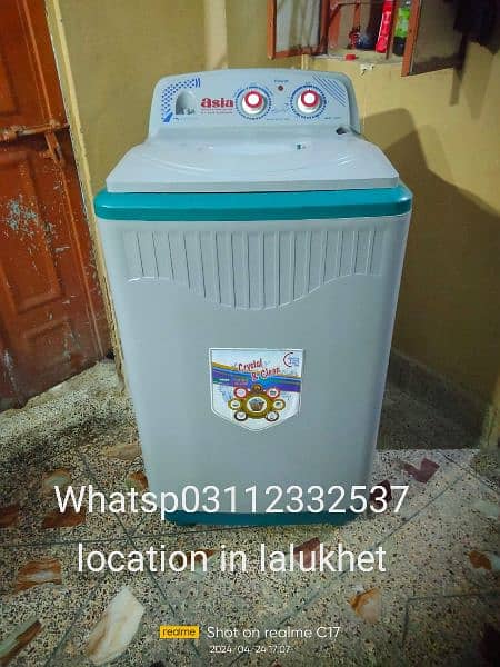 washing machine in lalukhet plz read add detail 0311/2332537 4