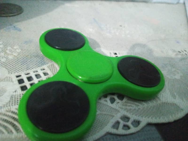 Green colour Fidget Spinner 1