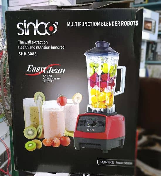 Sinbo Heavy Duty Blender Machine  With 2 liter Jug 2